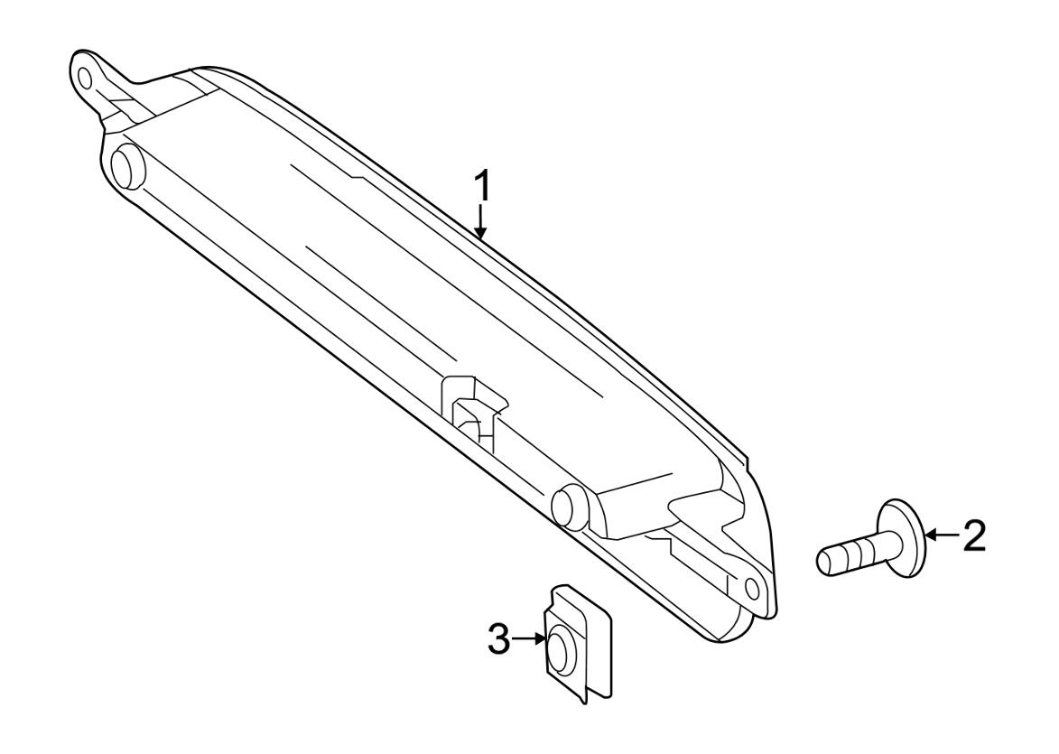 Mercedes Back Up Light Assembly - Rear 2189062300